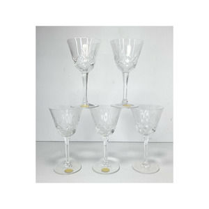Tritschler Winterhal STRAUB, Set of 5 Cordial Glasses, 5.5” Etched